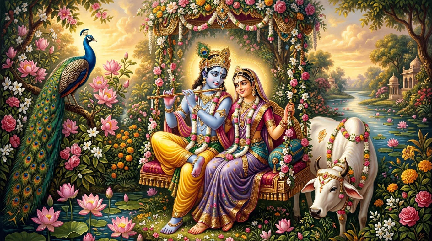 Sri Radha Krishna in Vrindavan Dham